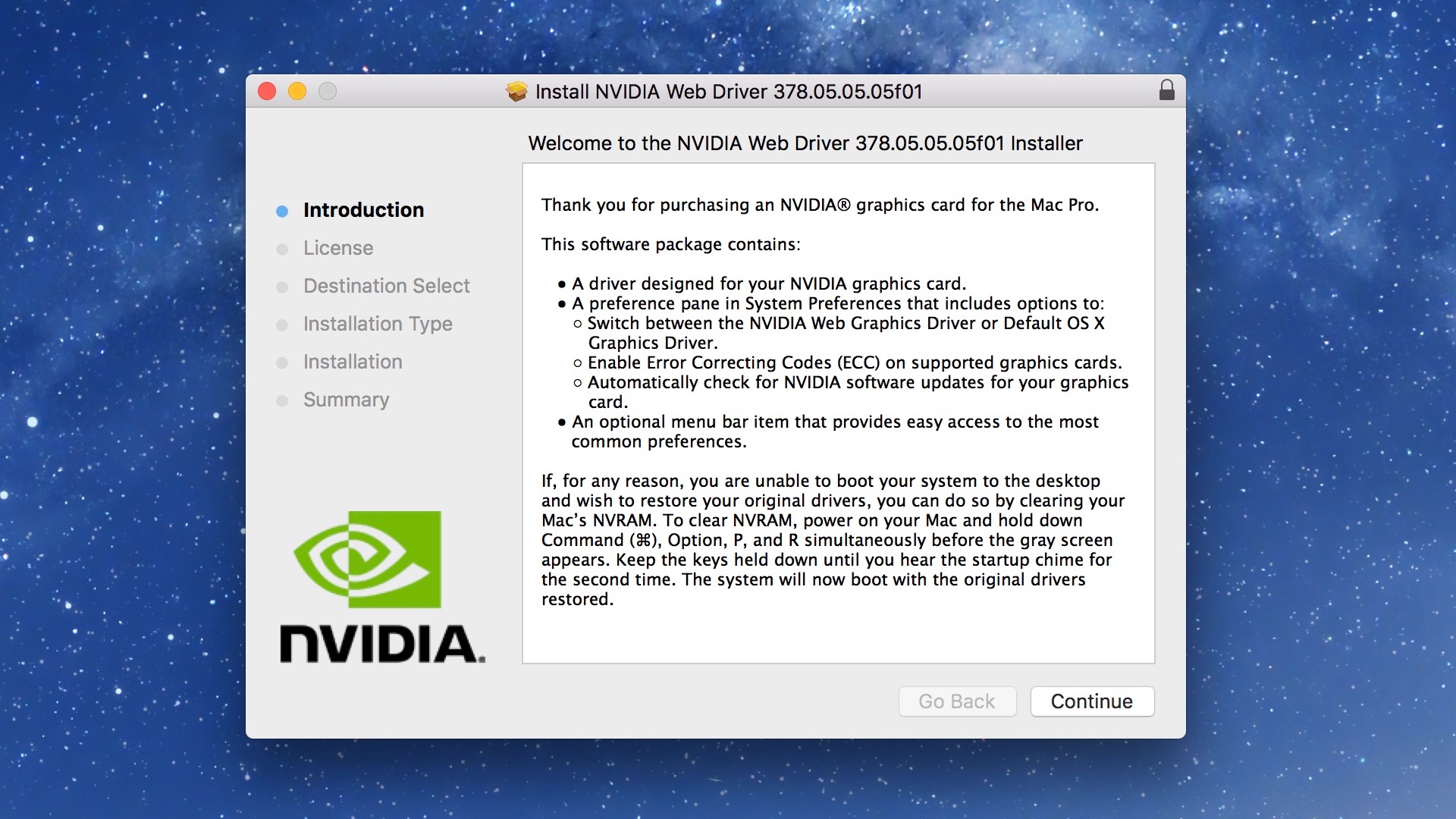 nvidia geforce gtx 1080 driver for mac